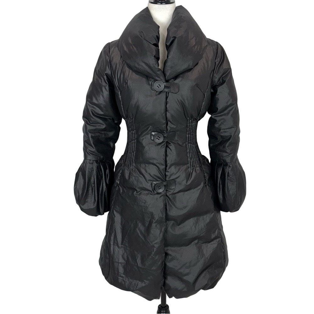 Rudsak black fitted puffer coat